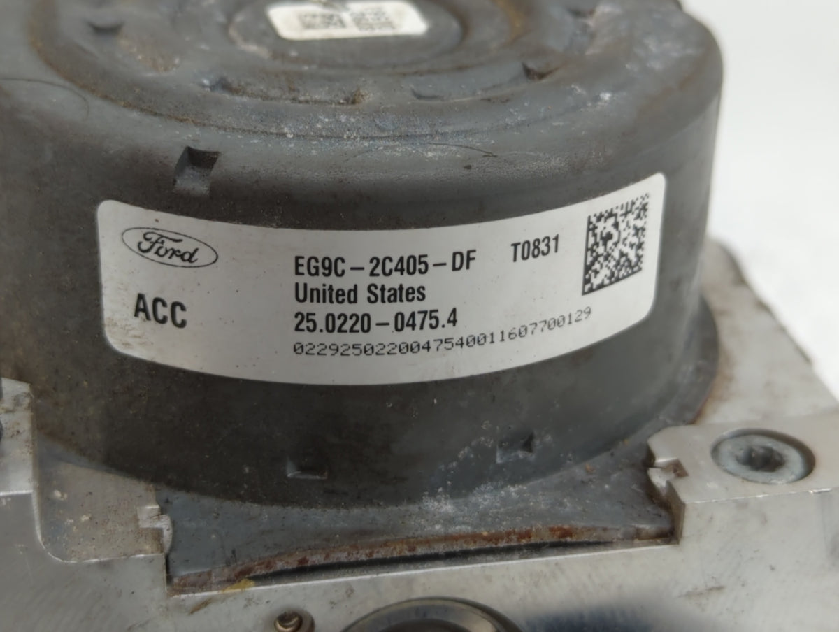 2014-2016 Ford Fusion Anti-Lock Brake ABS Pump Module Actuator OEM P/N:EG9C-2C405-DF EG9C-2C405-AG Fits Fits 2014 2015 2016