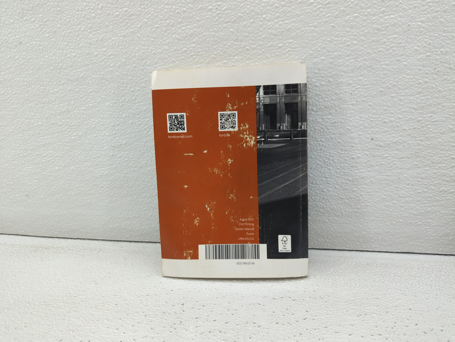 2016 Ford Fusion Owners Manual Book Guide OEM Used Auto Parts - Oemusedautoparts1.com