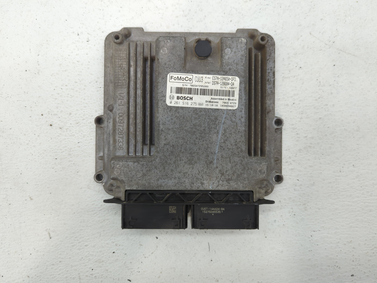 2014-2016 Ford Fusion PCM Engine Control Computer ECU ECM PCU OEM P/N:ES7A-12A650-DFD ES7A-12A650-CK Fits Fits 2014 2015 201