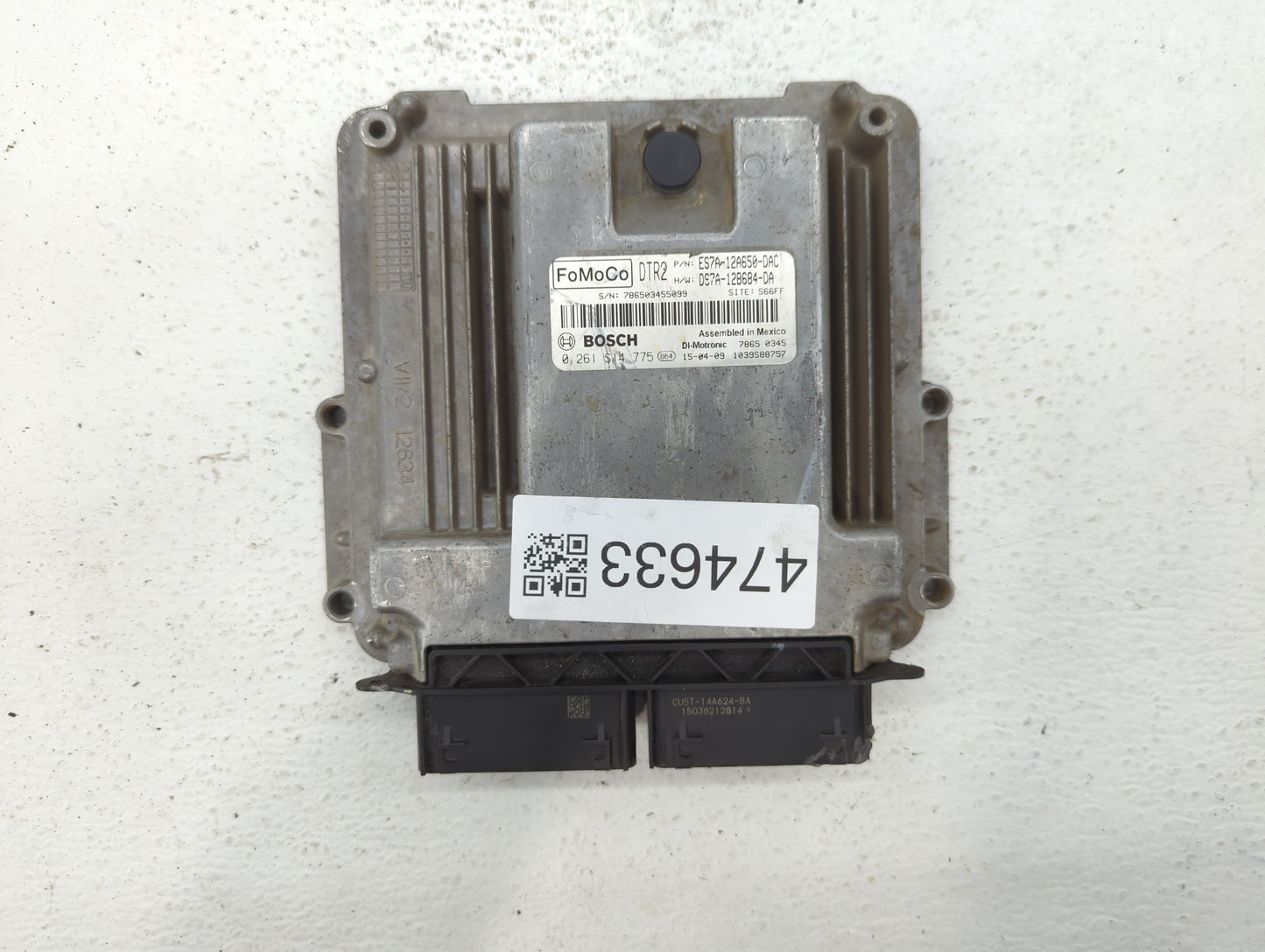 2014-2016 Ford Fusion PCM Engine Control Computer ECU ECM PCU OEM P/N:DS7A-12B684-DA ES7A-12A650-DAD Fits Fits 2014 2015 201