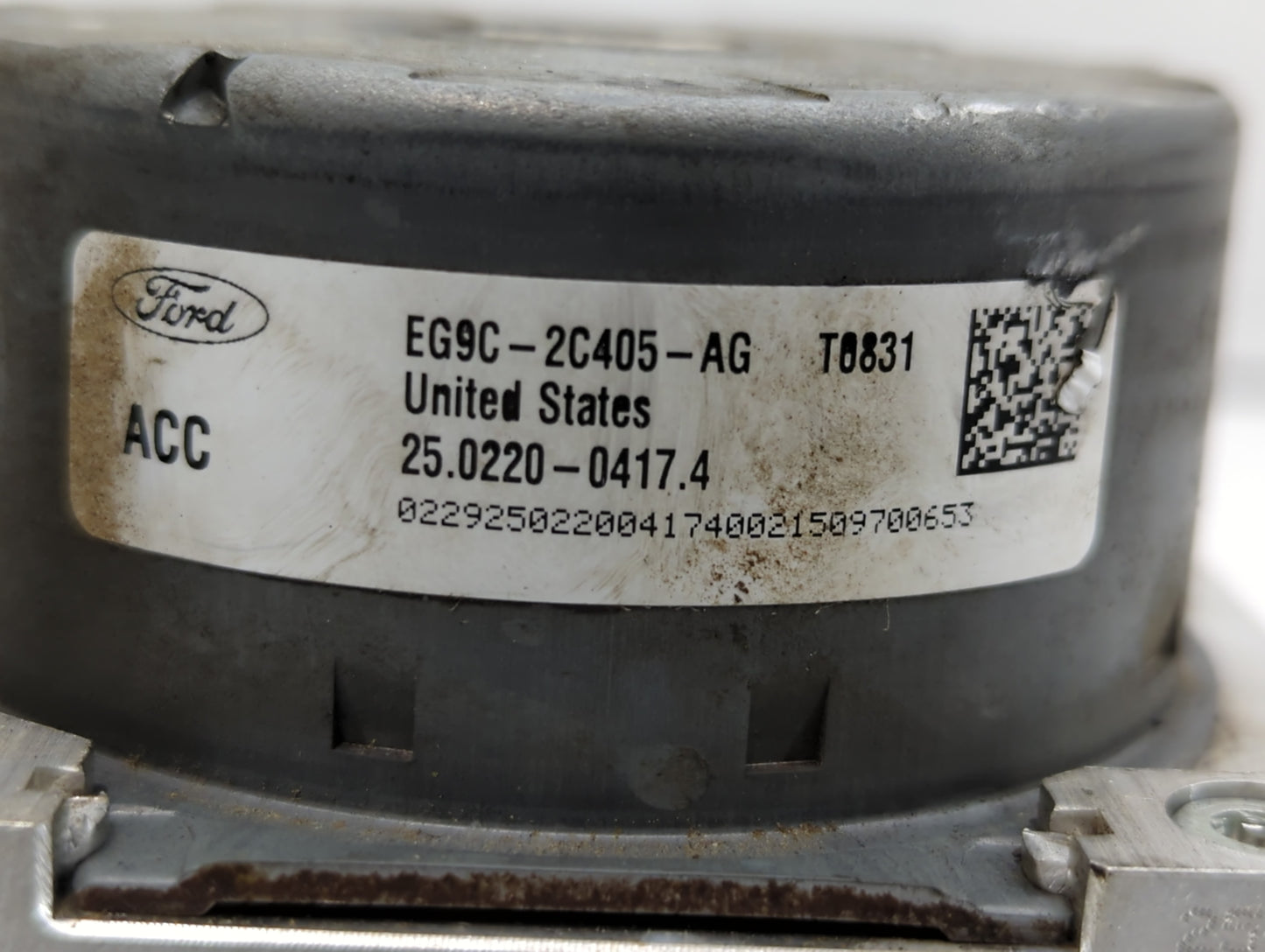2014-2016 Ford Fusion ABS Pump Control Module Replacement P/N:EG9C-2C405-AG Fits Fits 2014 2015 2016 OEM Used Auto Parts - O