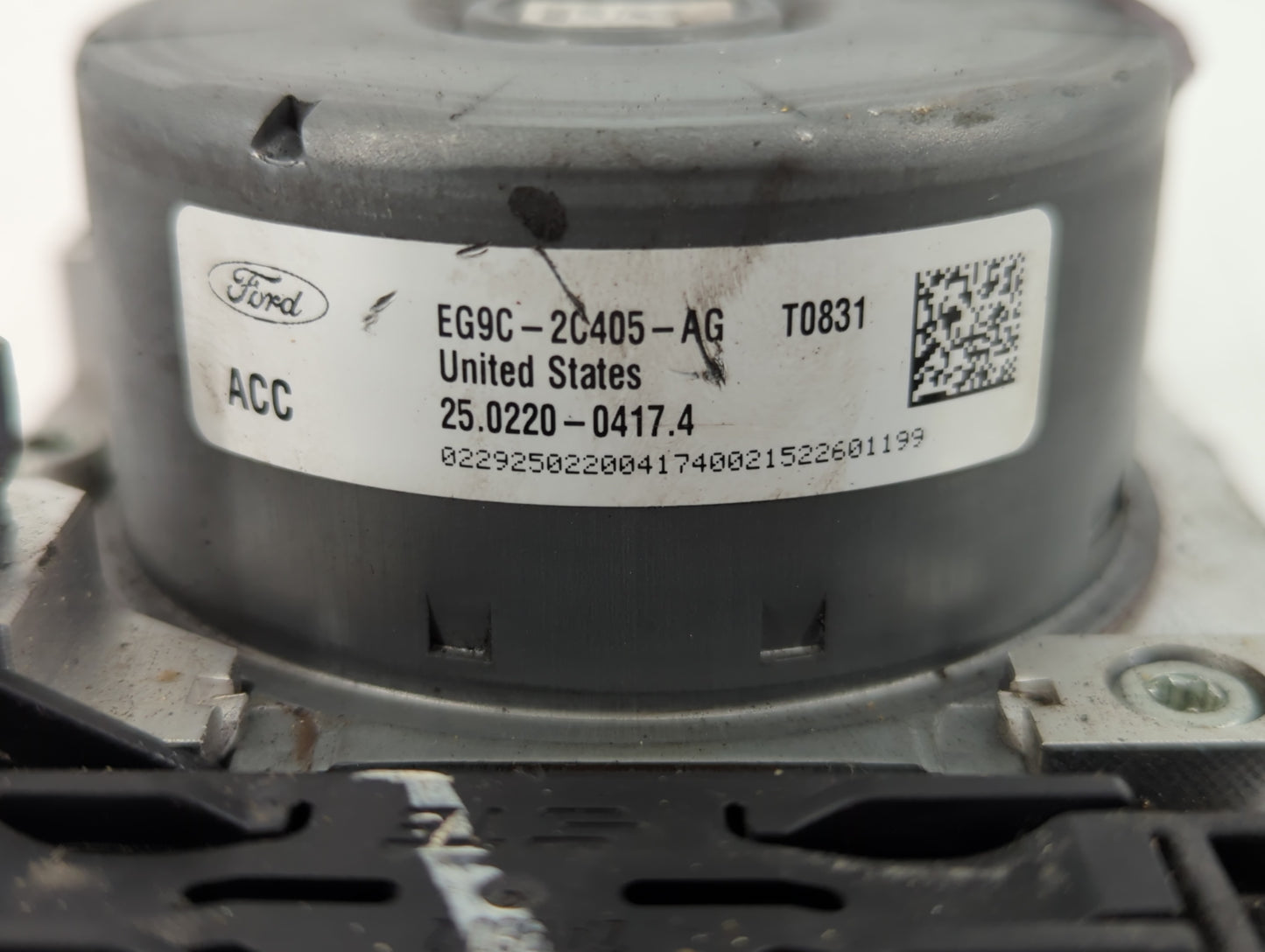 2014-2016 Ford Fusion ABS Pump Control Module Replacement P/N:EG9C-2C405-AG Fits Fits 2014 2015 2016 OEM Used Auto Parts - O
