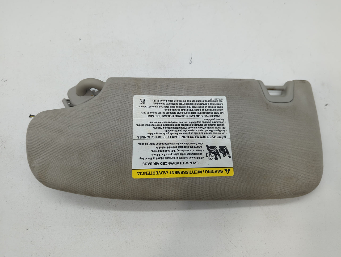 2015-2016 Ford Fusion Sun Visor Shade Replacement Passenger Right Mirror Fits Fits 2015 2016 OEM Used Auto Parts - Oemusedau