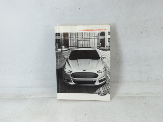 2016 Ford Fusion Owners Manual Book Guide P/N:GE5J19A321AA OEM Used Auto Parts