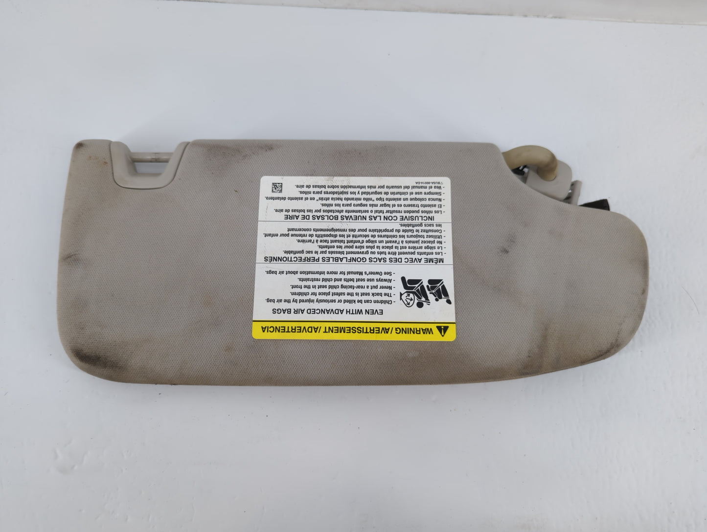 2015-2016 Ford Fusion Sun Visor Shade Replacement Driver Left Mirror Fits Fits 2015 2016 OEM Used Auto Parts - Oemusedautopa