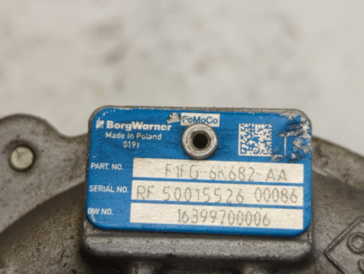 2014 Ford Fusion Turbocharger Turbo Charger Super Charger Supercharger - Oemusedautoparts1.com