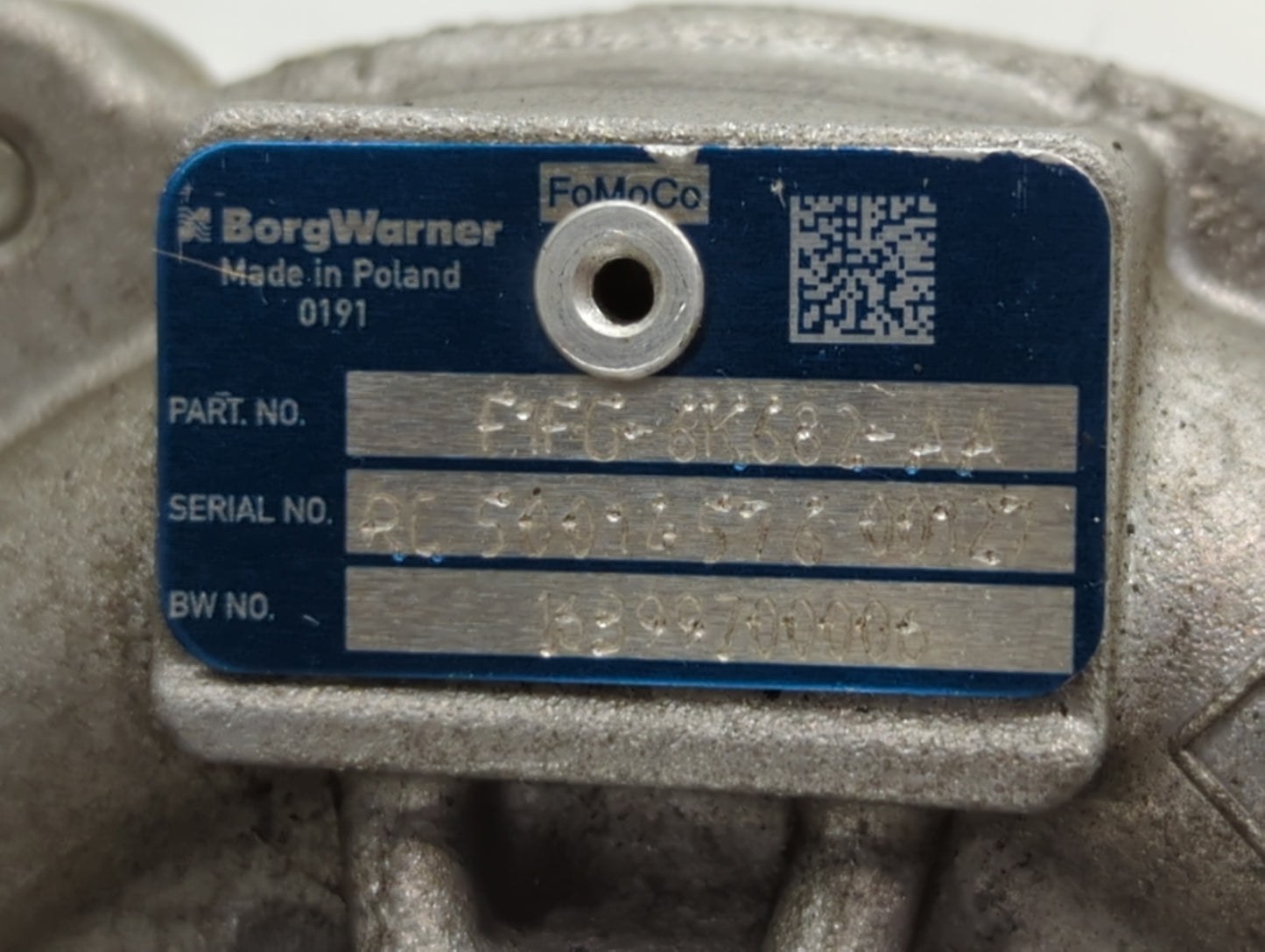 2014 Ford Fusion Turbocharger Turbo Charger Super Charger Supercharger - Oemusedautoparts1.com