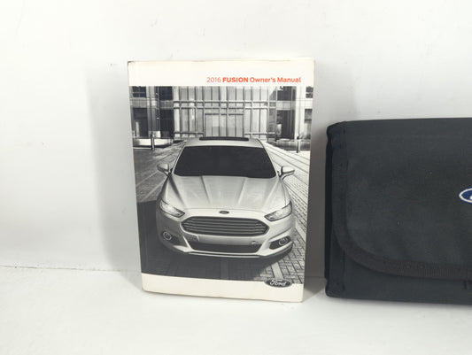 2016 Ford Fusion Owners Manual Book Guide P/N:GE5J 19A321 AA OEM Used Auto Parts