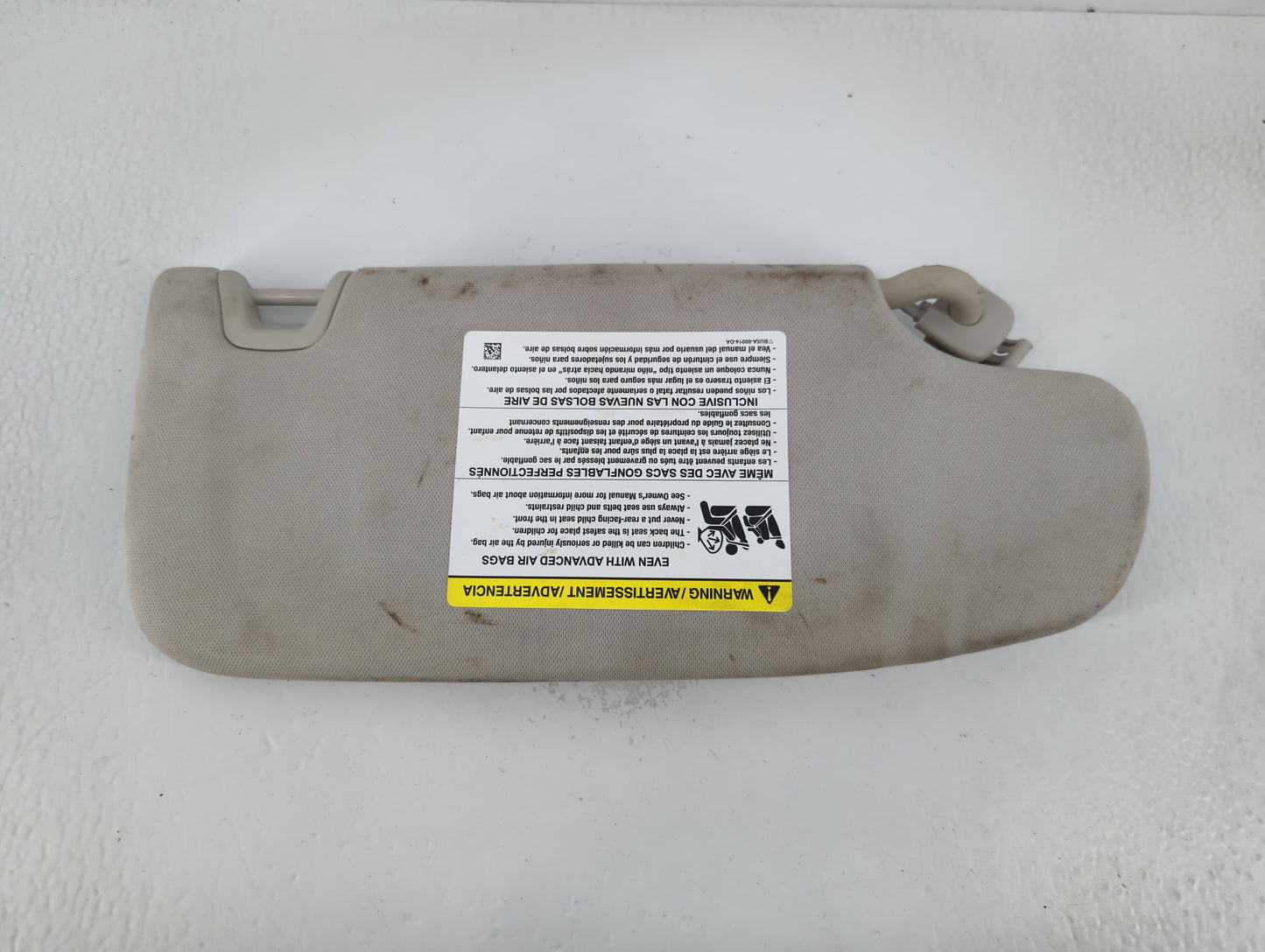2015-2016 Ford Fusion Sun Visor Shade Replacement Driver Left Mirror Fits Fits 2015 2016 OEM Used Auto Parts - Oemusedautopa