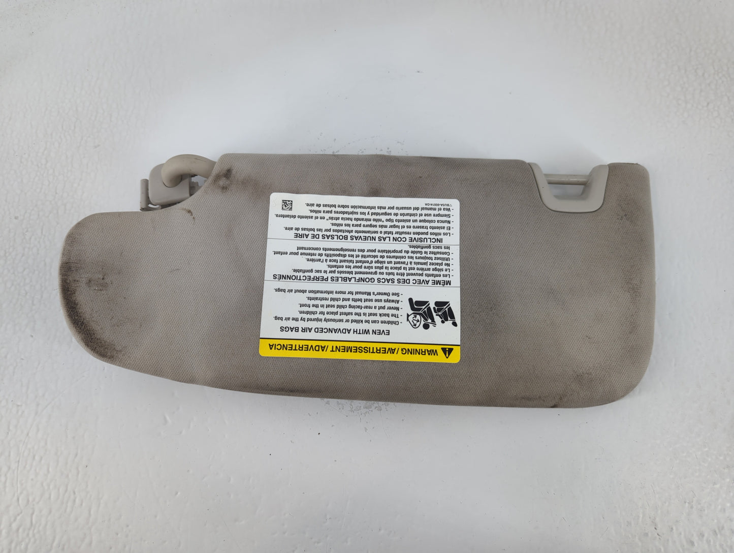2015-2016 Ford Fusion Sun Visor Shade Replacement Passenger Right Mirror Fits Fits 2015 2016 OEM Used Auto Parts - Oemusedau