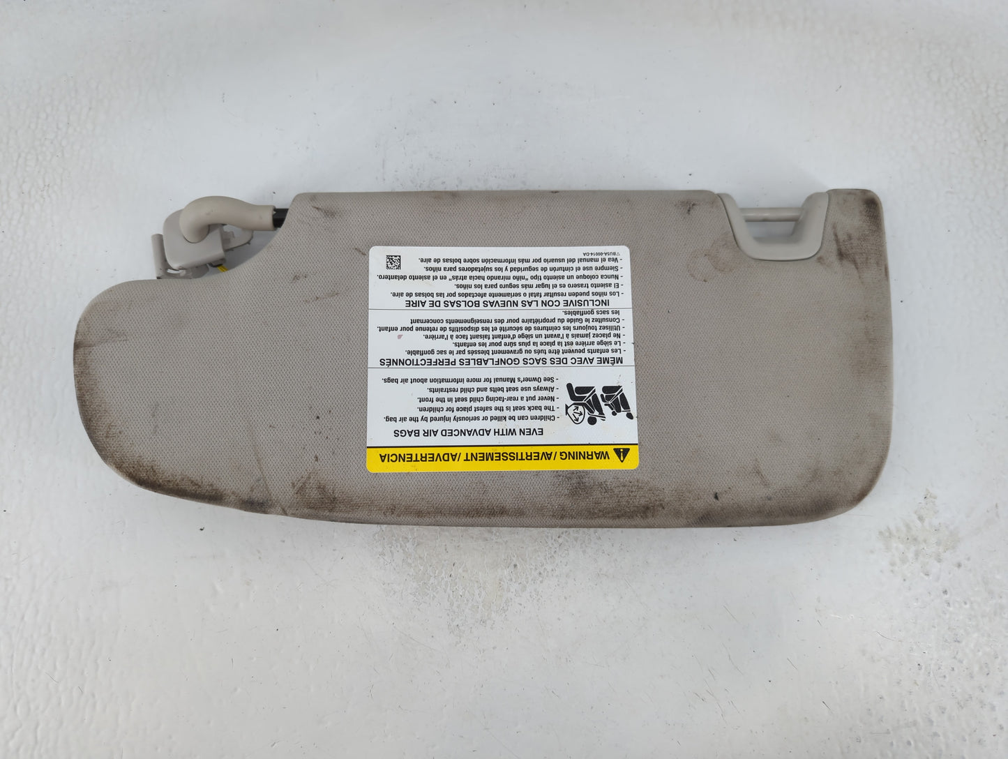 2015-2016 Ford Fusion Sun Visor Shade Replacement Passenger Right Mirror Fits Fits 2015 2016 OEM Used Auto Parts - Oemusedau