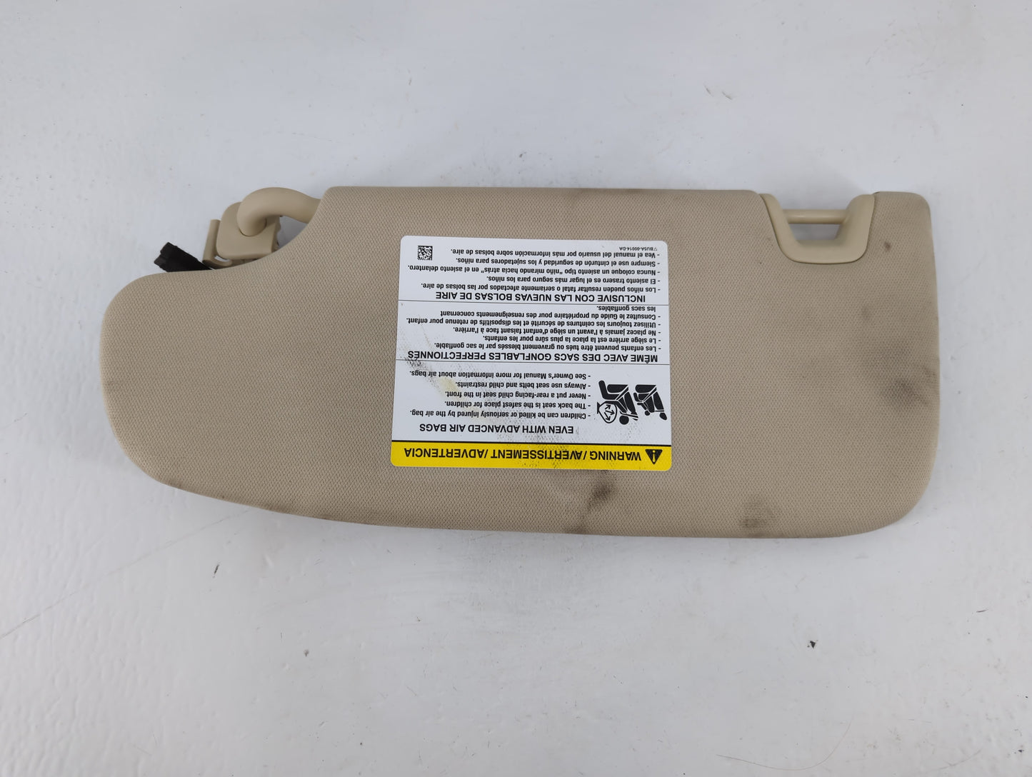 2015-2016 Ford Fusion Sun Visor Shade Replacement Driver Left Mirror Fits Fits 2015 2016 OEM Used Auto Parts - Oemusedautopa