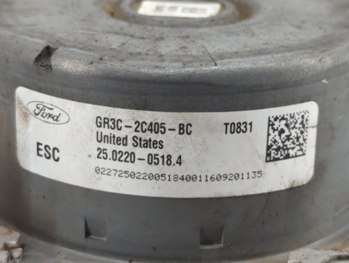 2015-2020 Ford Mustang Anti-Lock Brake ABS Pump Module Actuator OEM P/N:GR3C-2C405-BD FR3C-2C405-BE Fits OEM Used Auto Parts