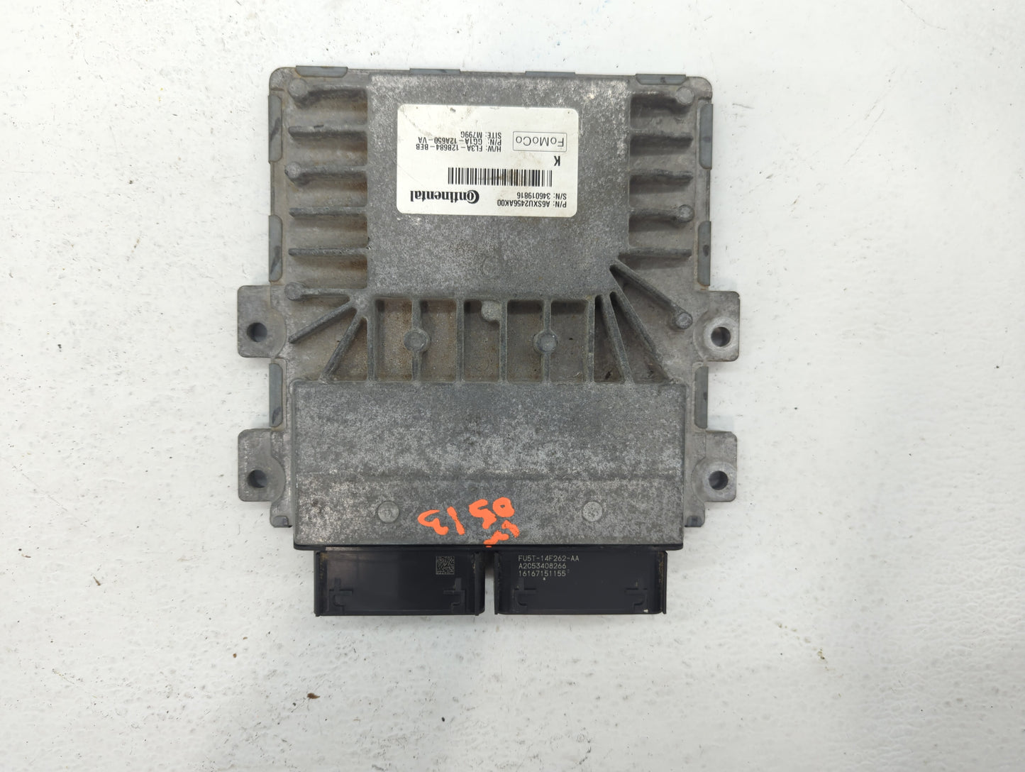 2015-2016 Ford Mustang PCM Engine Control Computer ECU ECM PCU OEM P/N:FL3A-12B684-BEB GB5A-12A650-BZA Fits OEM Used Auto Pa