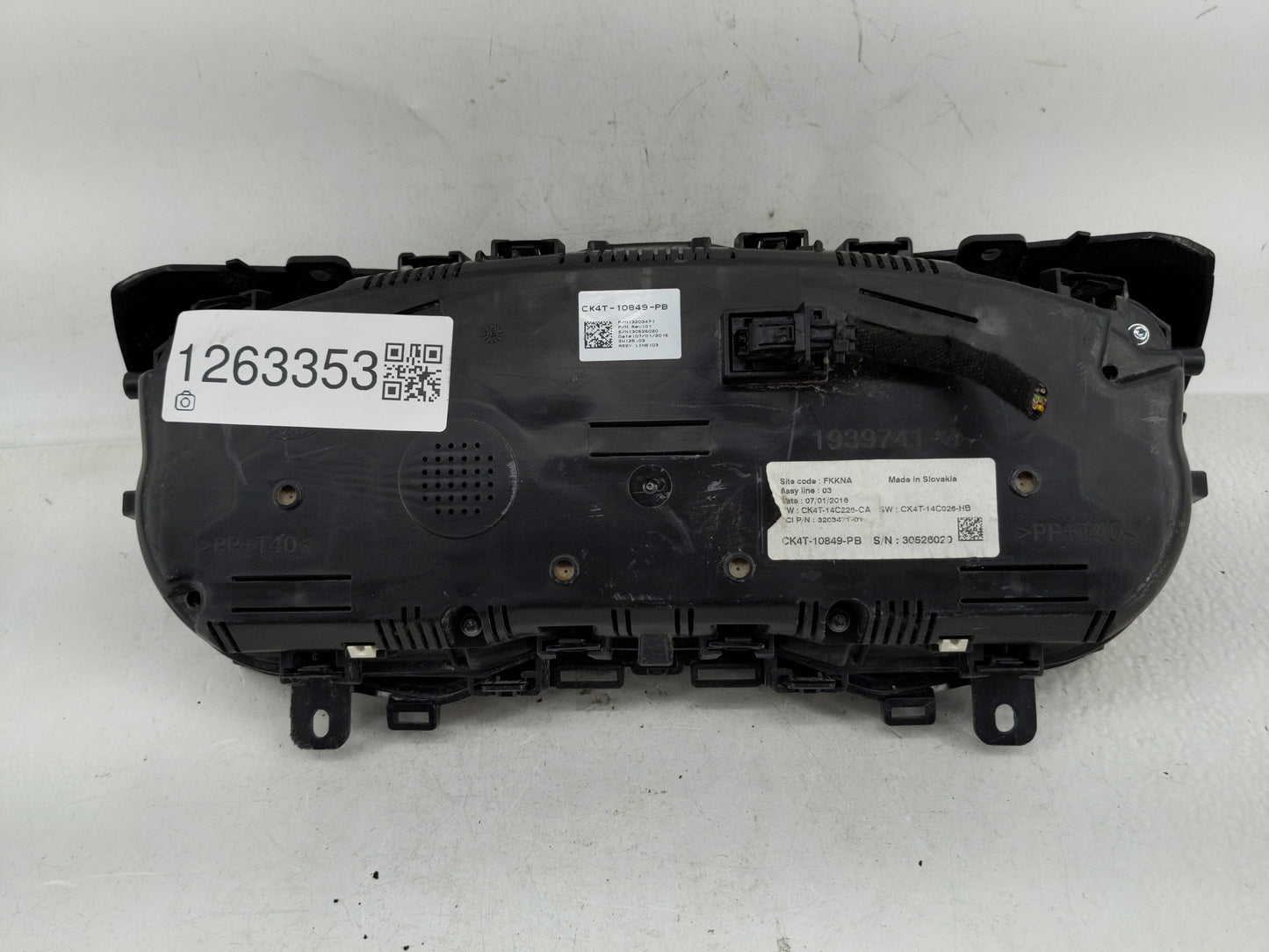 2015-2016 Ford Transit-250 Instrument Cluster Speedometer Gauges P/N:CK4T-10849-PB Fits Fits 2015 2016 OEM Used Auto Parts -