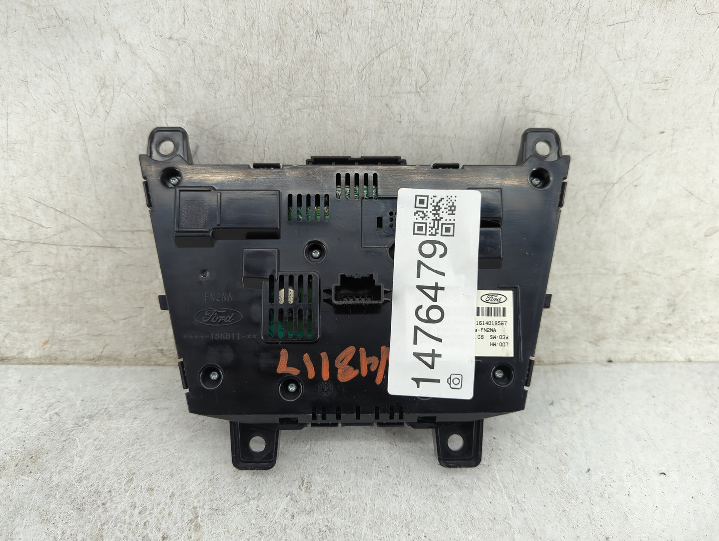 2016 Ford Transit 150 Radio AM FM Cd Player Receiver Replacement P/N:CK4T-18K811-DD Fits OEM Used Auto Parts - Oemusedautopa