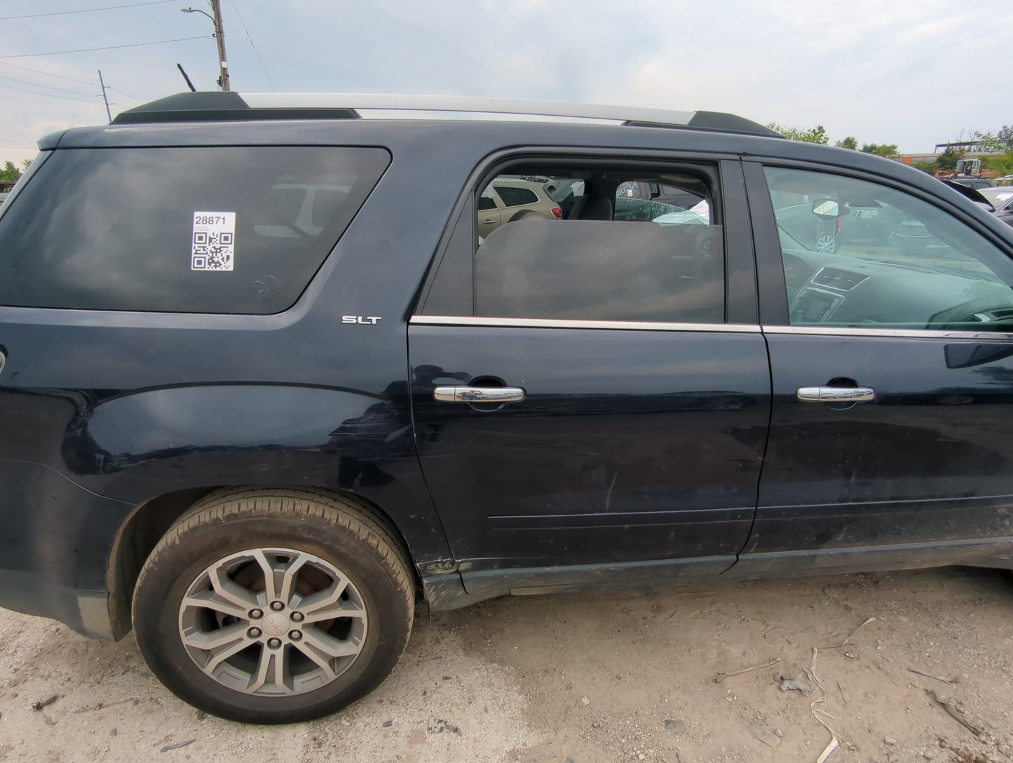 2007-2017 Gmc Acadia Passenger Rear Door Window Oem 1089060 - Oemusedautoparts1.com