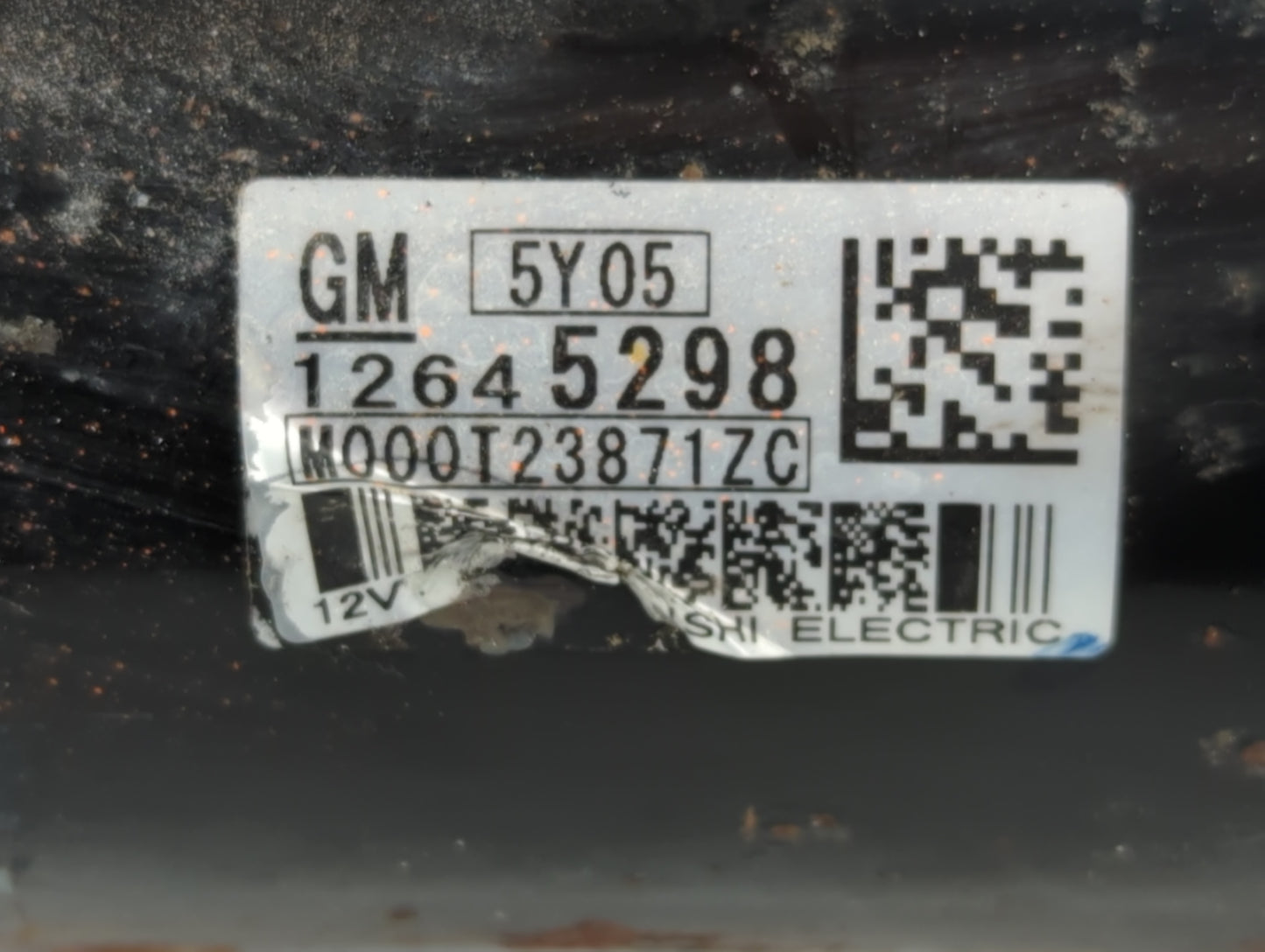 2007-2017 Gmc Acadia Car Starter Motor Solenoid OEM P/N:M000T23871ZC 12645298 Fits OEM Used Auto Parts - Oemusedautoparts1.c
