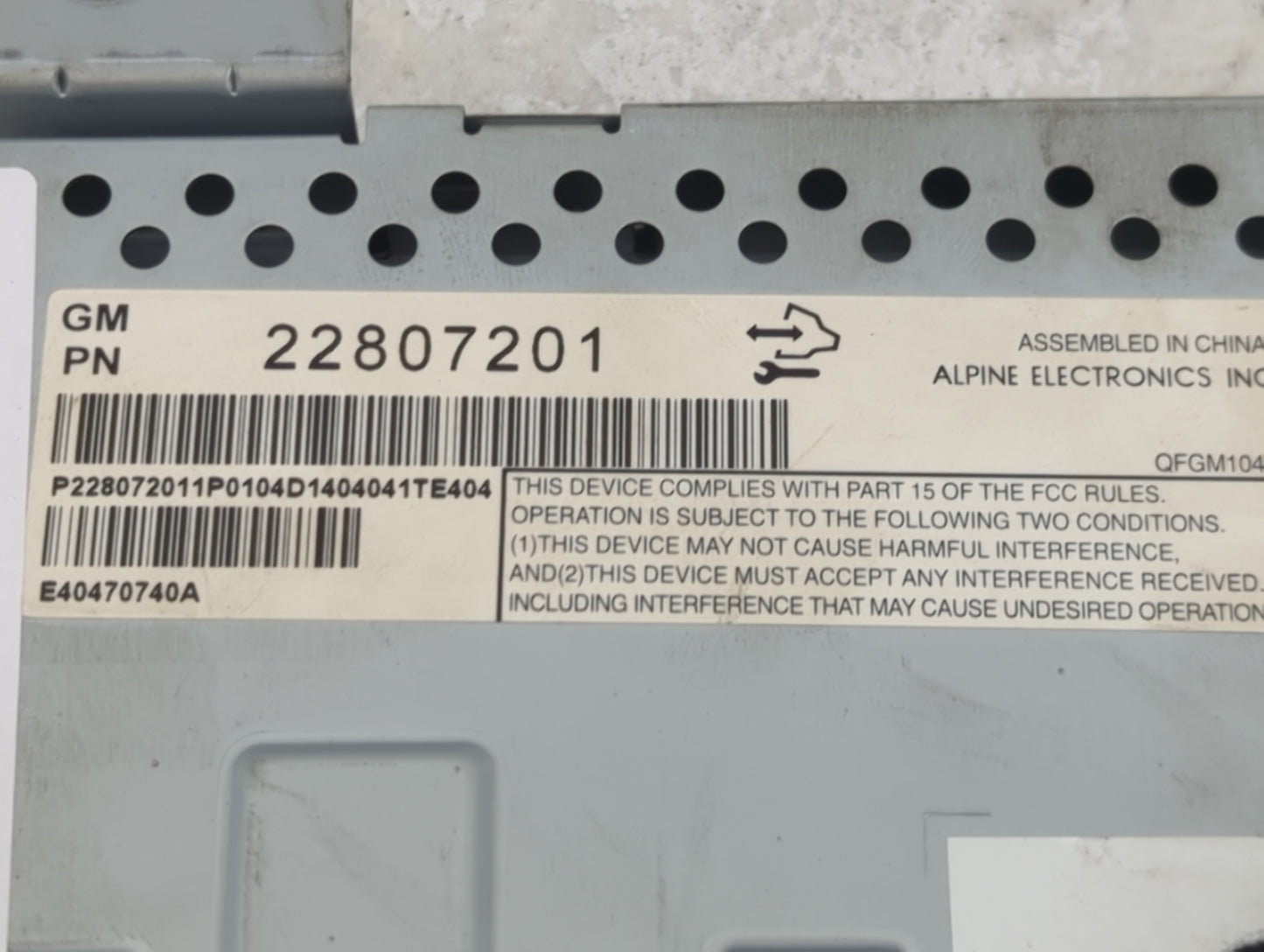 2012-2017 Gmc Terrain Information Display Screen - Oemusedautoparts1.com
