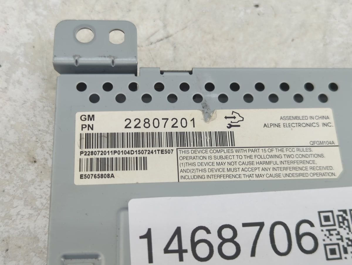 2010-2017 Gmc Terrain Information Radio Display Screen 1468706 - Oemusedautoparts1.com