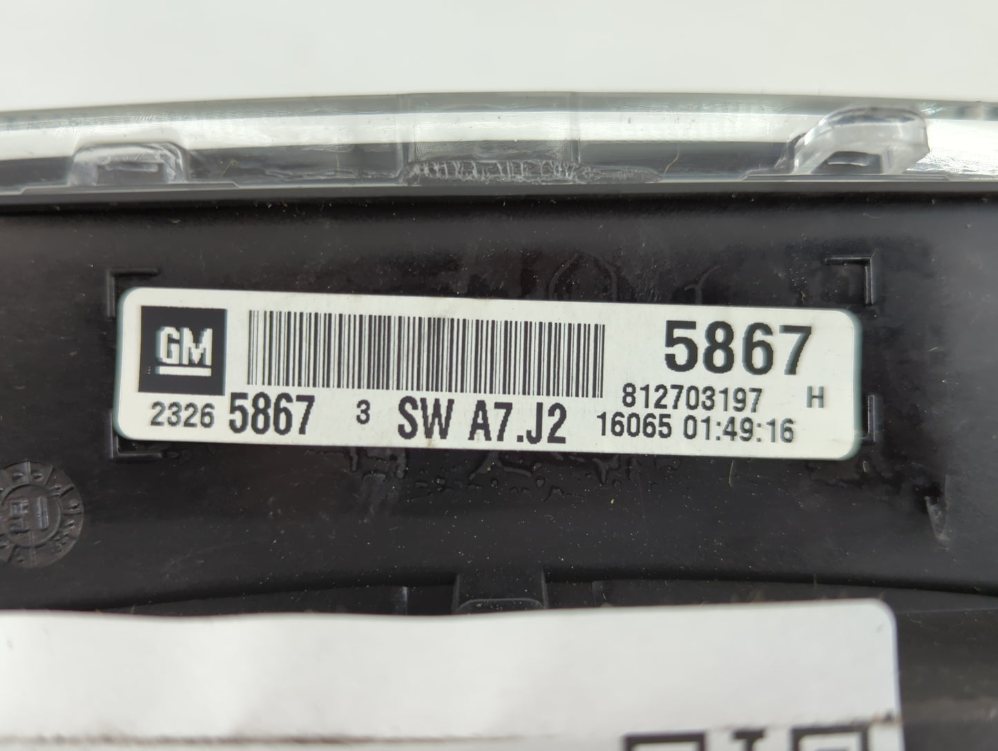 2013-2017 Gmc Terrain Instrument Cluster Speedometer Gauges P/N:23265867 Fits Fits 2013 2014 2015 2016 2017 OEM Used Auto Pa