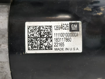 2016 Gmc Yukon Xl 1500 Car Starter Motor Solenoid OEM P/N:12694626 Fits Fits 2014 2015 2017 2018 2019 2020 OEM Used Auto Parts