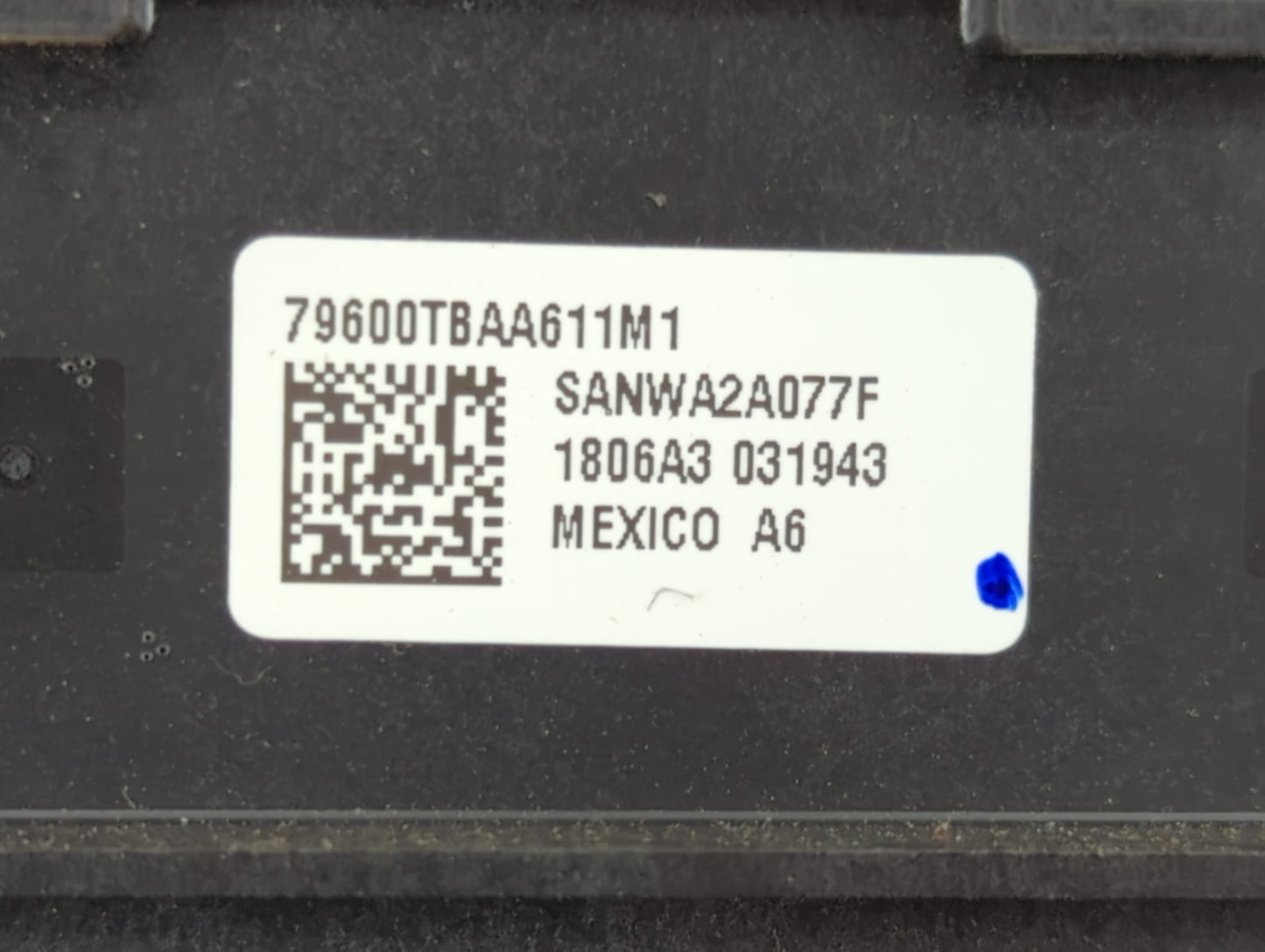 2016-2018 Honda Civic Climate Control Module Temperature AC/Heater Replacement P/N:79600TBAA611M1 Fits Fits 2016 2017 2018 O