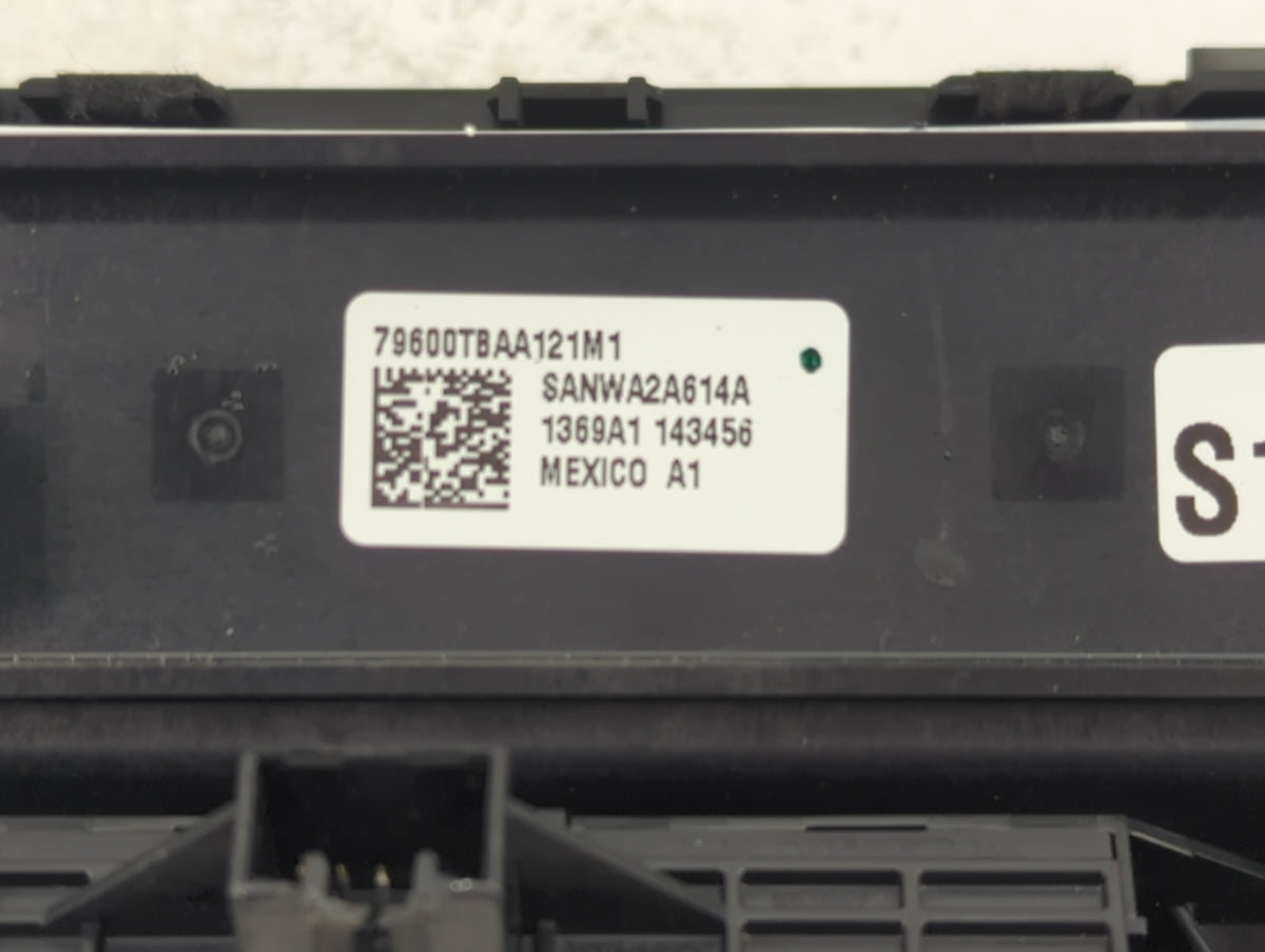 2016-2021 Honda Civic Climate Control Module Temperature AC/Heater Replacement P/N:79600TBAA121M1 Fits OEM Used Auto Parts -
