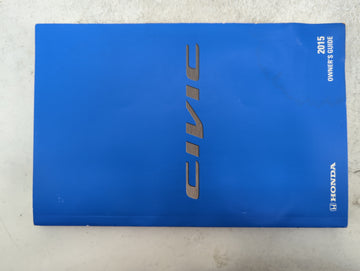 2016 Honda Civic Owners Manual Book Guide P/N:31TR3G00 00X31-TR3-G000, 31H15B00, 00X31-H15-B000 OEM Used Auto Parts