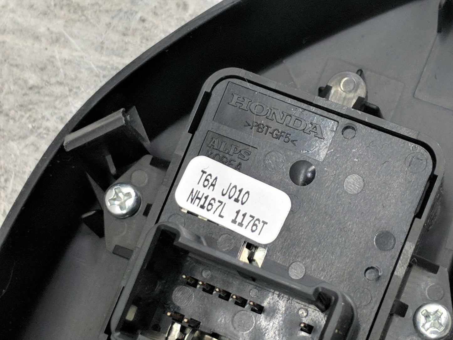 2016-2021 Honda Civic Master Power Window Switch Replacement Driver Side Left P/N:T6A J010 NH167L 1176T Fits OEM Used Auto P