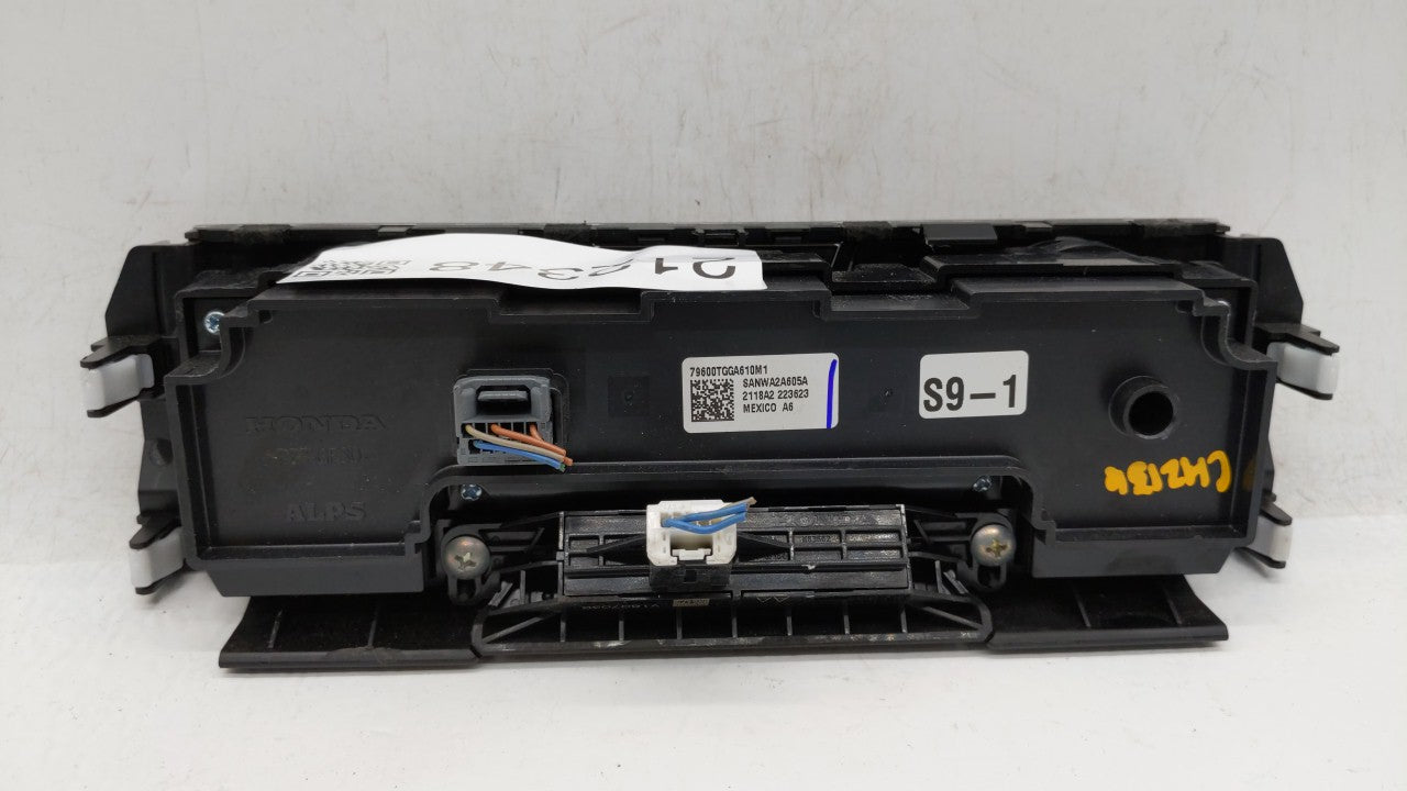 2016-2018 Honda Civic Climate Control Module Temperature AC/Heater Replacement P/N:79600TGGA610M1 79600-TBA-C410-M1 Fits OEM