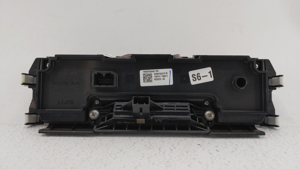 2016-2018 Honda Civic Climate Control Module Temperature AC/Heater Replacement P/N:79600TGGA610M1 79600-TBA-C410-M1 Fits OEM