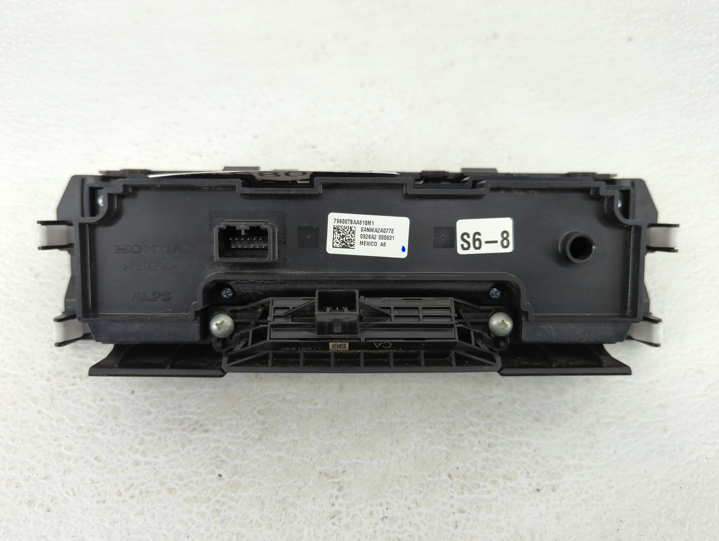 2016-2021 Honda Civic Climate Control Module Temperature AC/Heater Replacement P/N:79600TBAA610M1 79600TBAA121M1 Fits OEM Us