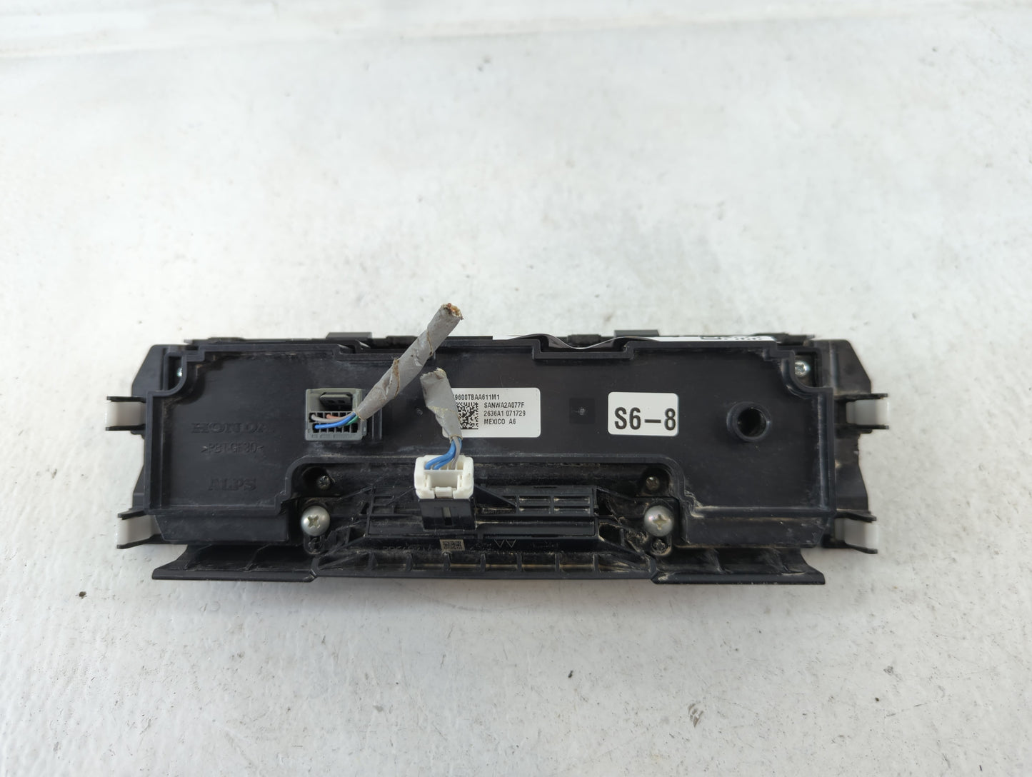 2016-2018 Honda Civic Climate Control Module Temperature AC/Heater Replacement P/N:79600TBAA611M1 2296A2 011648 Fits OEM Use