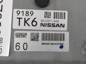2016 Honda Hr-V PCM Engine Control Computer ECU ECM PCU OEM P/N:NEC021-669 Fits OEM Used Auto Parts