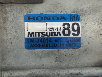 2016-2022 Honda Hr-V Car Starter Motor Solenoid OEM P/N:SM-74014 Fits Fits 2013 2014 2015 2016 2017 2018 2019 2020 2021 2022 OEM Used Auto Parts