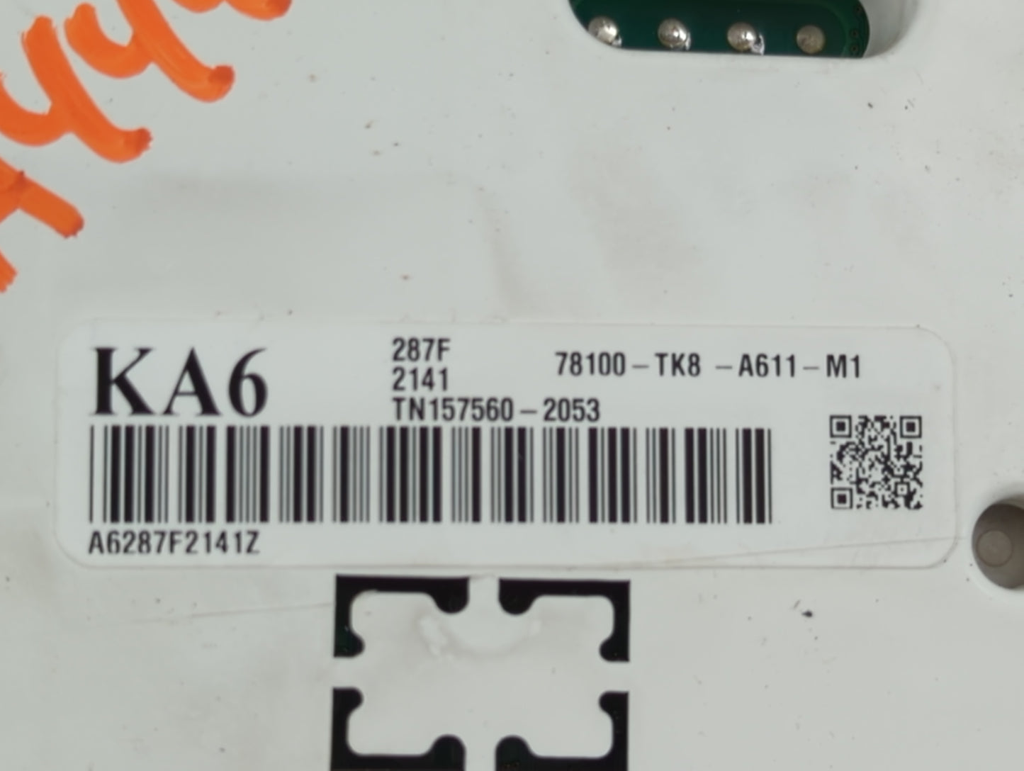 2014-2017 Honda Odyssey Instrument Cluster Speedometer Gauges P/N:78100-TK8-A611-M1 Fits Fits 2014 2015 2016 2017 OEM Used A