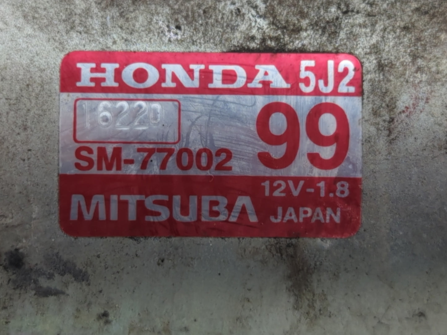 2016-2022 Honda Pilot Car Starter Motor Solenoid OEM P/N:SM-77002 Fits Fits 2015 2016 2017 2018 2019 2020 2021 2022 OEM Used