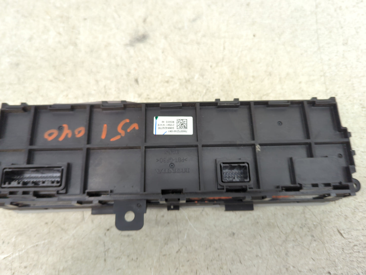 2016-2018 Honda Pilot Climate Control Module Temperature AC/Heater Replacement P/N:79600T6ZA610M1 5ANW42A2700 Fits OEM Used
