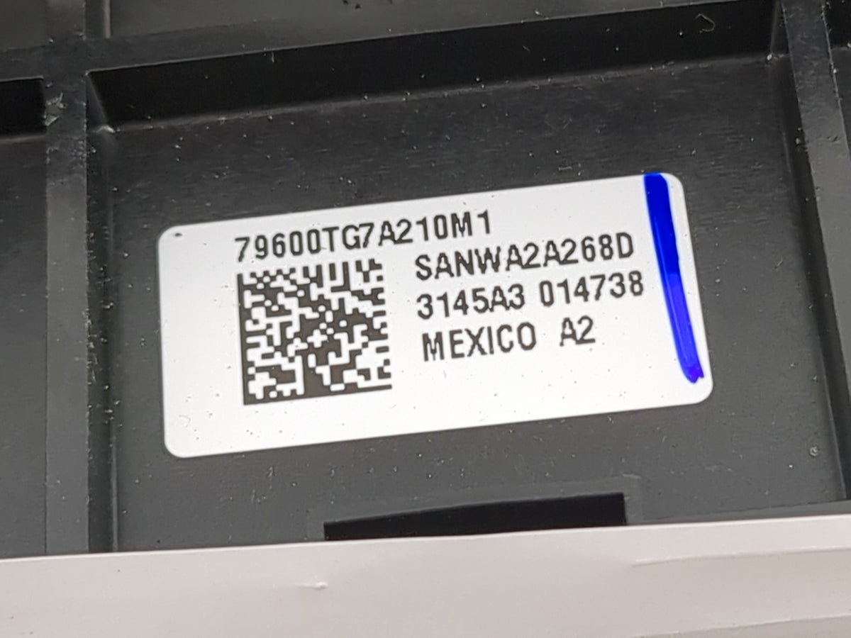 2016-2018 Honda Pilot Climate Control Module Temperature AC/Heater Replacement P/N:79600TG7A210M1 Fits Fits 2016 2017 2018 O