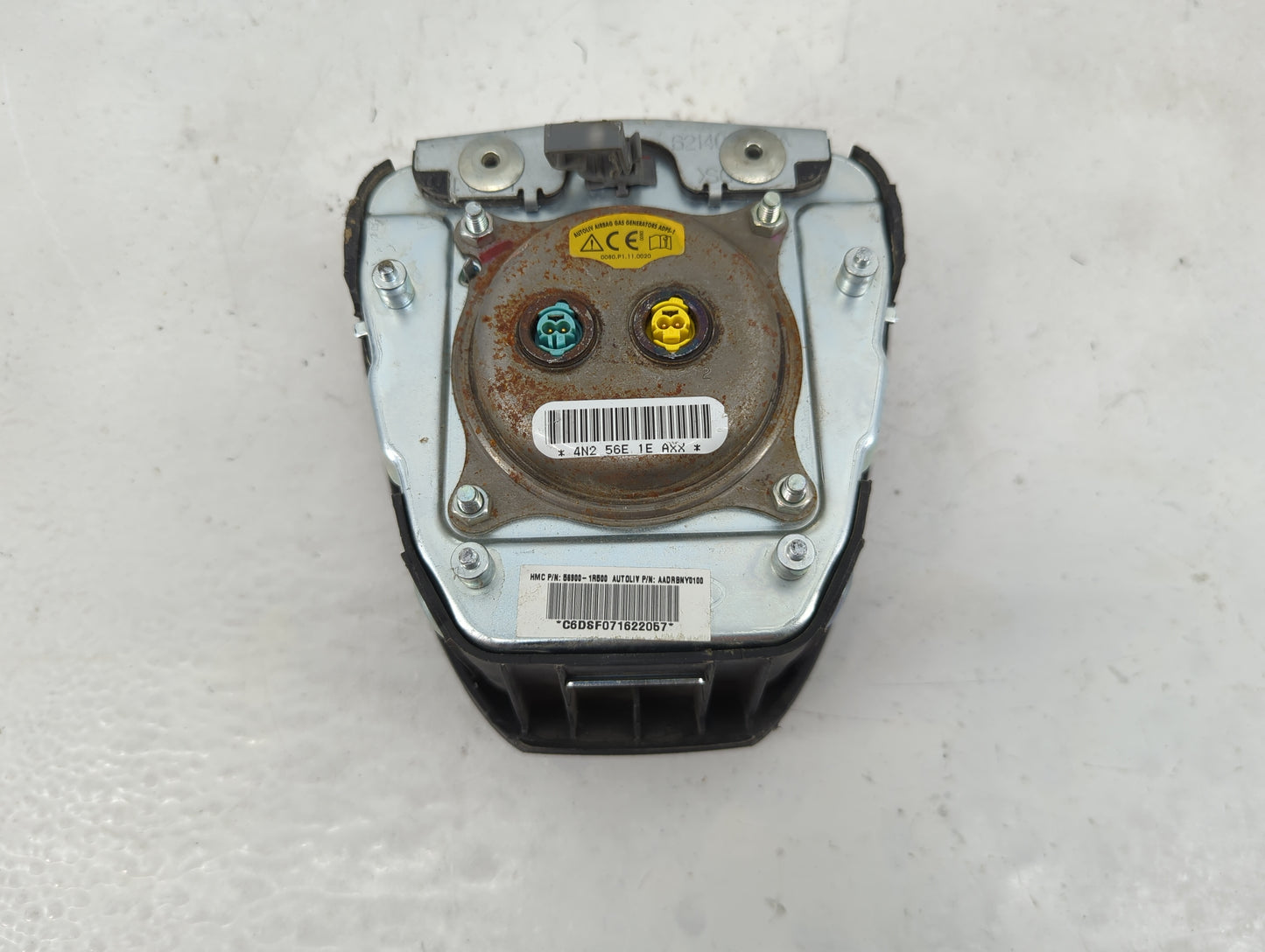2012-2017 Hyundai Accent Air Bag Driver Left Steering Wheel Mounted Fits Fits 2012 2013 2014 2015 2016 2017 OEM Used Auto Pa