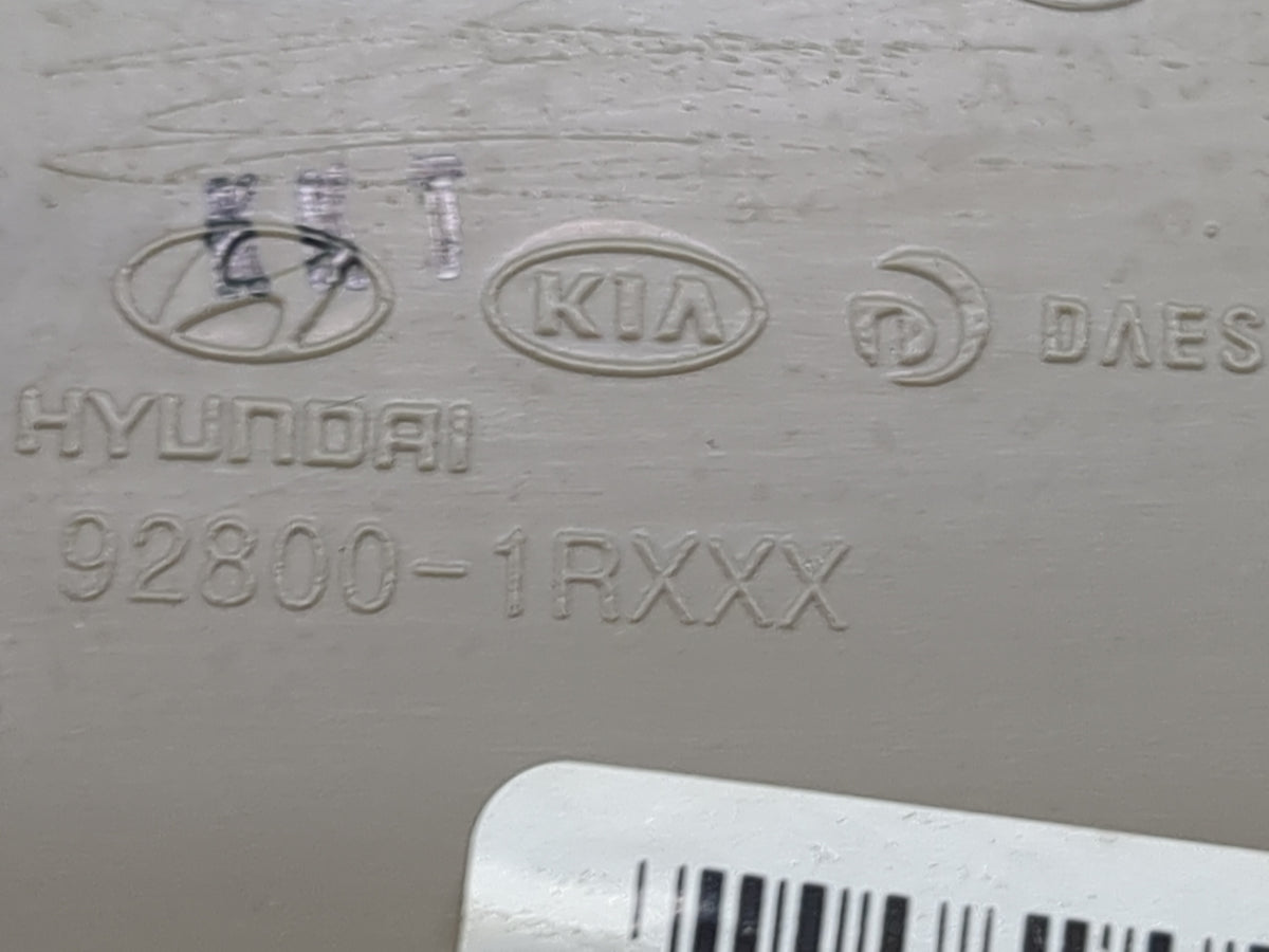 2012-2017 Hyundai Accent Overhead Roof Console Tan - Oemusedautoparts1.com