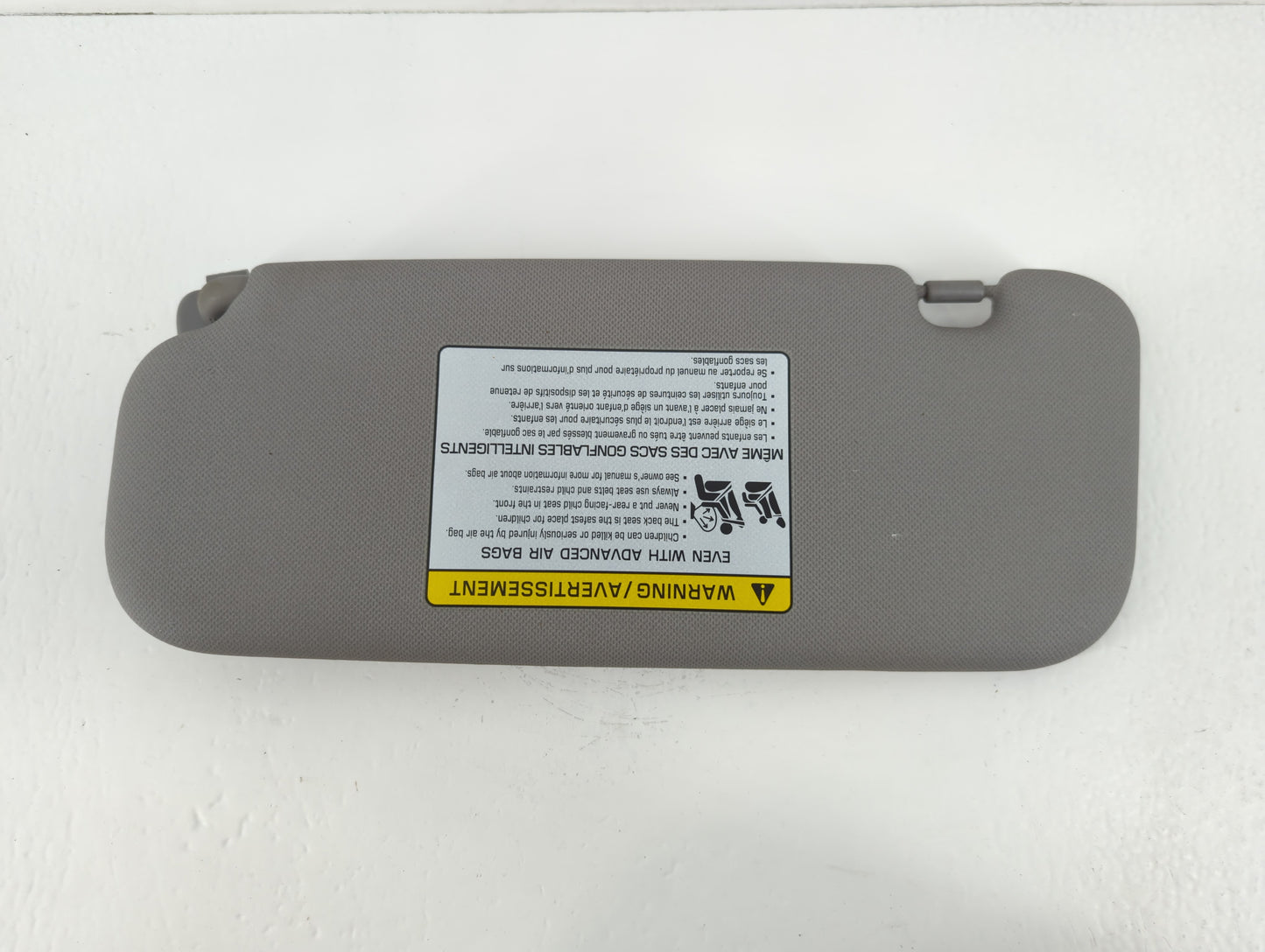 2014-2017 Hyundai Accent Sun Visor Shade Replacement Passenger Right Mirror Fits Fits 2014 2015 2016 2017 OEM Used Auto Part