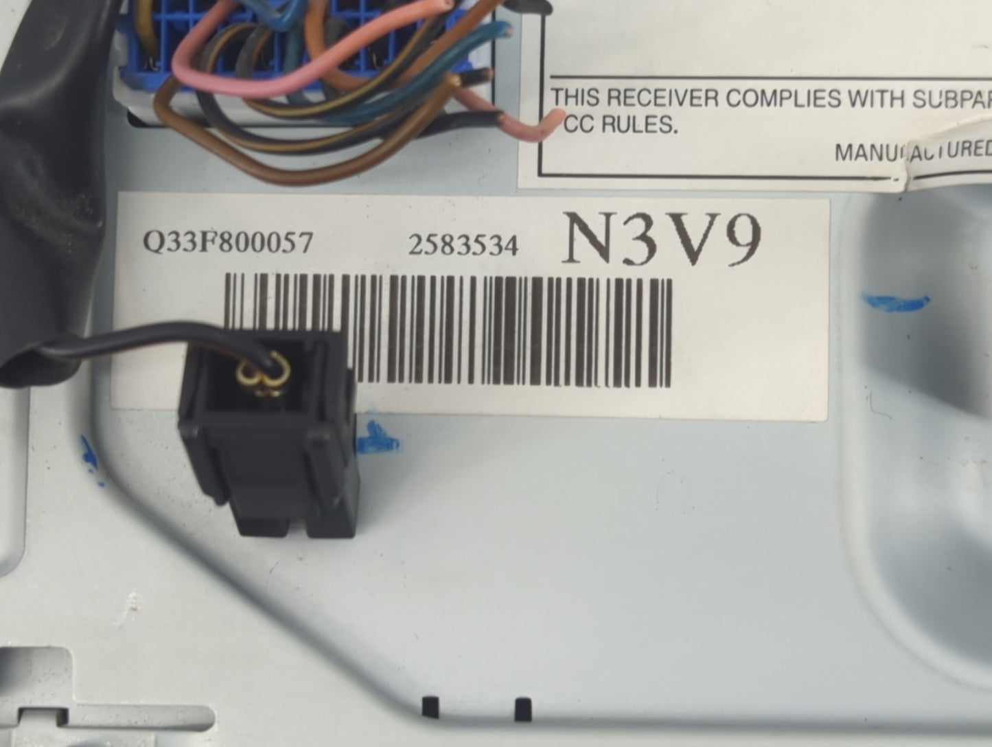 2016 Hyundai Azera Information Display Screen - Oemusedautoparts1.com