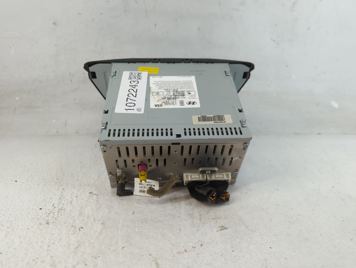 2014-2016 Hyundai Elantra Radio AM FM Cd Player Receiver Replacement P/N:96170-3X156GU Fits Fits 2014 2015 2016 OEM Used Aut