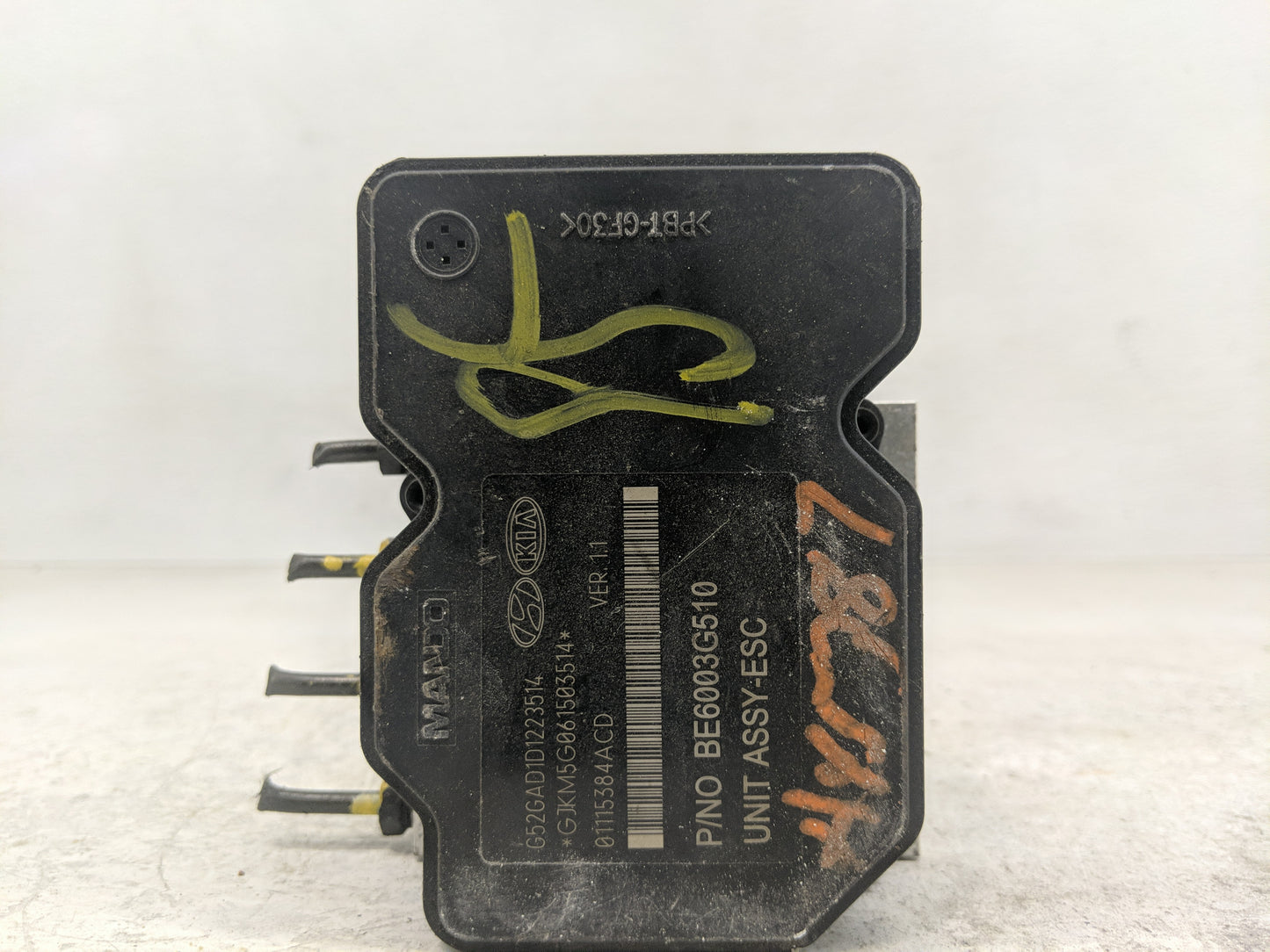 2014-2016 Hyundai Elantra ABS Pump Control Module Replacement P/N:BE6003G510 Fits Fits 2014 2015 2016 OEM Used Auto Parts -