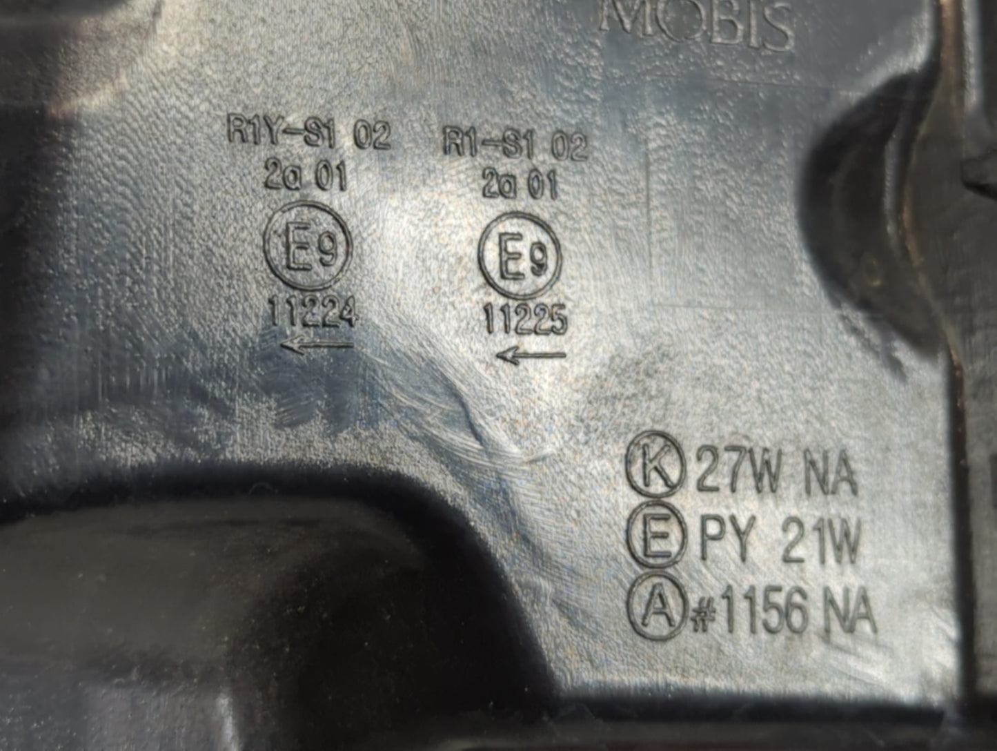 2014-2016 Hyundai Elantra Tail Light Assembly Passenger Right OEM Fits Fits 2014 2015 2016 OEM Used Auto Parts - Oemusedauto