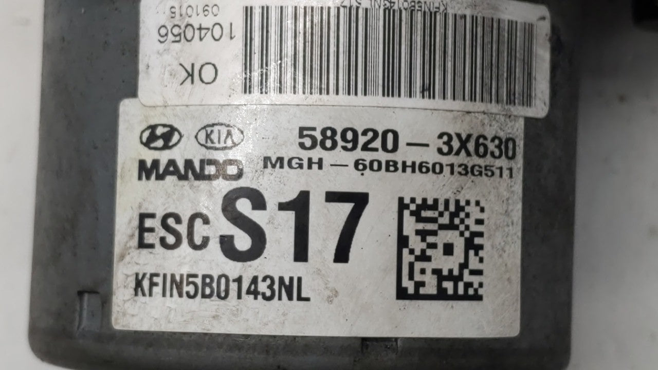 2014-2016 Hyundai Elantra ABS Pump Control Module Replacement P/N:BE6003G510 58920-3X630 Fits Fits 2014 2015 2016 OEM Used A