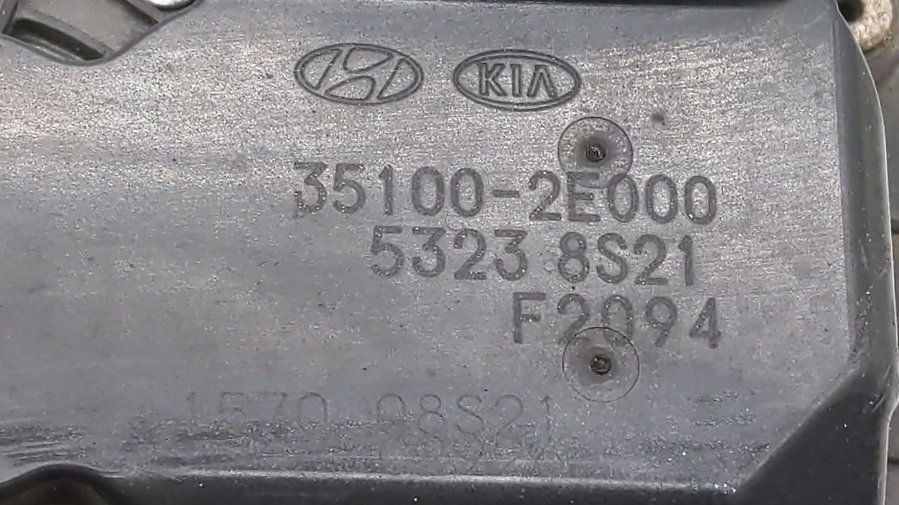 2011-2018 Hyundai Elantra Throttle Body P/N:35100-2E000 Fits Fits 2011 2012 2013 2014 2015 2016 2017 2018 2019 OEM Used Auto