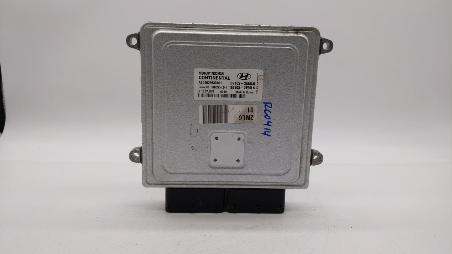 2014-2016 Hyundai Elantra PCM Engine Control Computer ECU ECM PCU OEM P/N:39103-2EML6 39102-2EML6 Fits Fits 2014 2015 2016 O